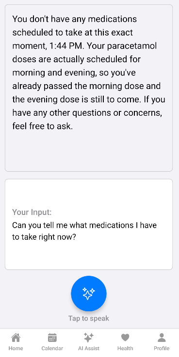 Deha AI Mobile App - Home Screen
